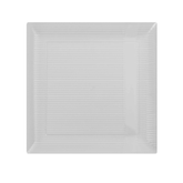 6.5 In. Clear Zen Design Plates | 10 Count
